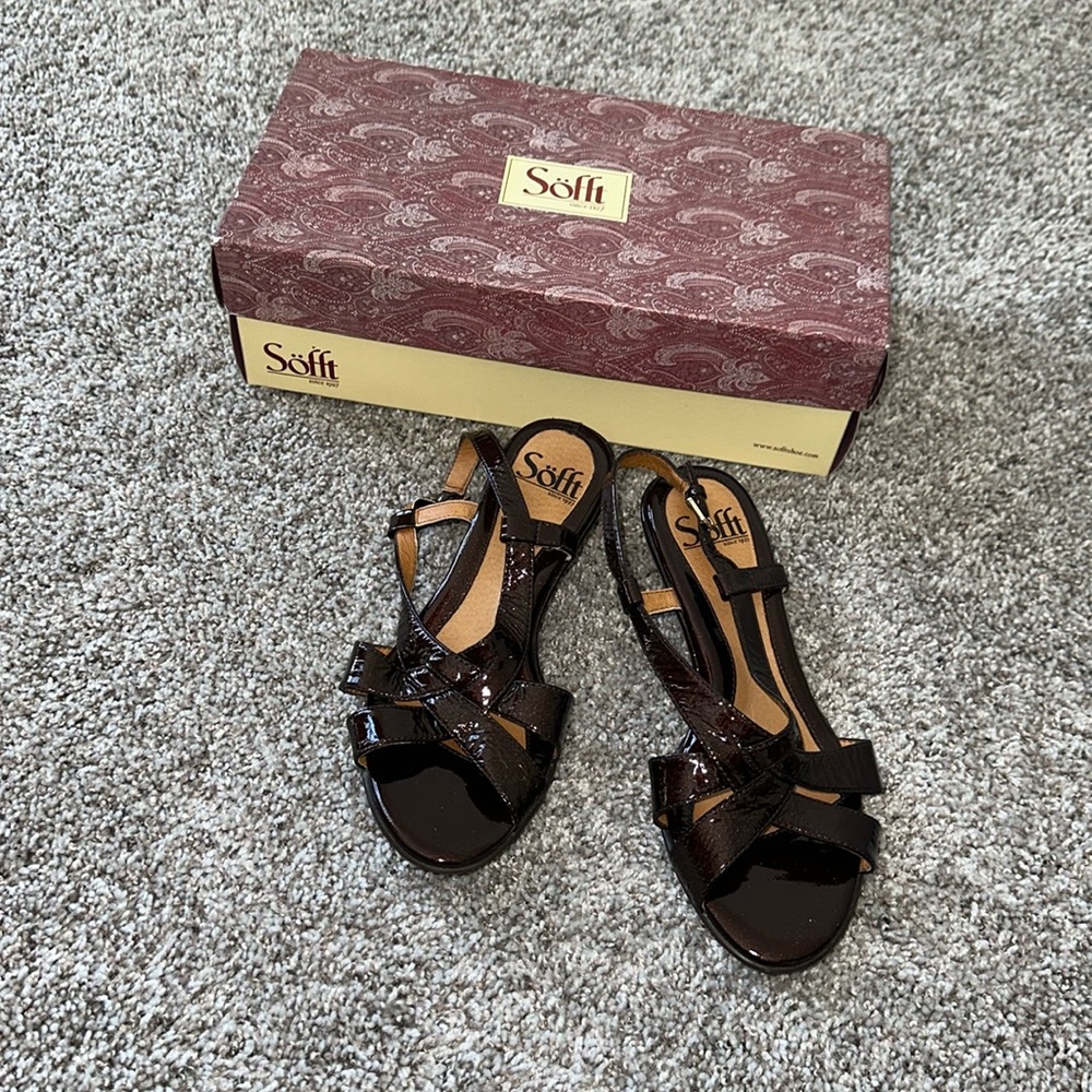 Sofft Brown Pump Sandles